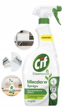CIF Cleanboost Čistiace mlieko v spreji 750 ml