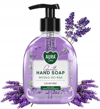 AURA Care Jemné levanduľové mydlo na ruky 300 ml s dávkovačom AHS-001-002