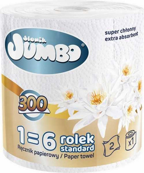 Papierový uterák 1R JUMBO MAXI elephant 300 letter 2W - 1 ks.