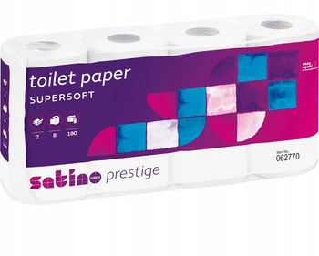 Wepa Satino Prestige Toaletný papier biely - 8 roliek