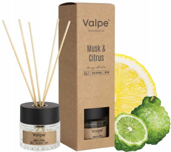 VALPE Vonný difuzér s tyčinkami PJMO-CYTRUSES 50 ml dz50-328