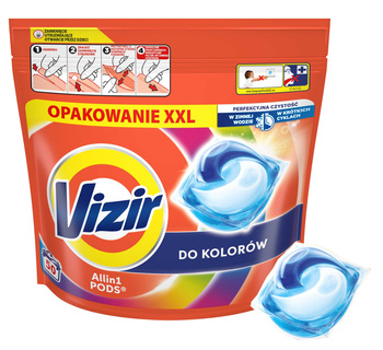 VIZIR All In 1 PODS pracie kapsuly na farbenie 50 ks.